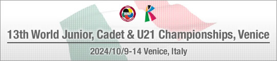 13th World  Junior, Cadet & U21 Championships, Venice 2024/10/9-14 Venice, Italy